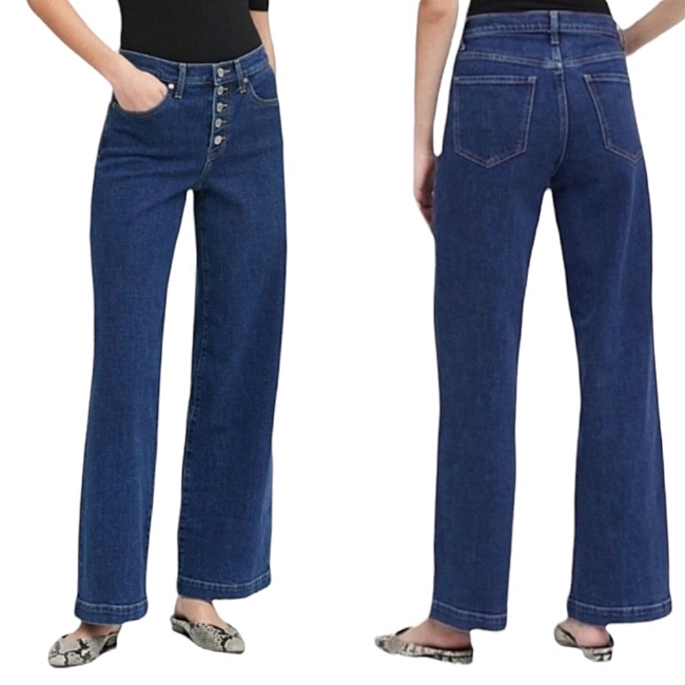 Banana Republic Wide Leg Jeans